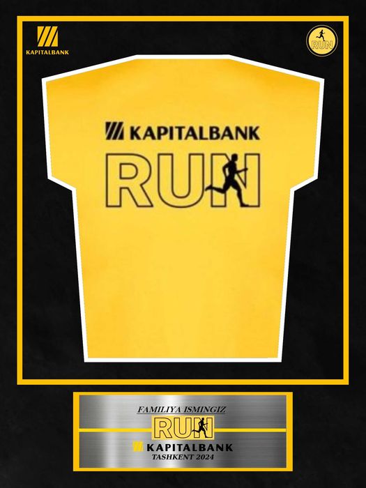 Памятная Ваша футболка в рамке/Estalik futbolkangiz ramkada