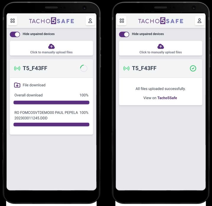 TachoSafe Connect-Cititor wireless pentru tahograf și card șofer