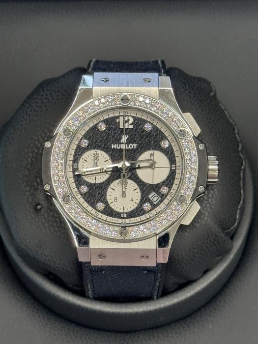 Hublot Big Bang Jeans 41mm Stainless Steel & Diamonds Unisex Watch