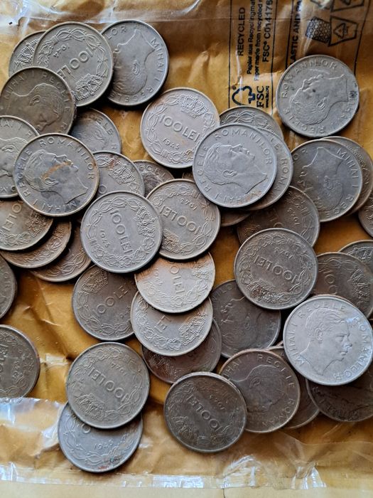 100 lei 1943-1944 regele mihai