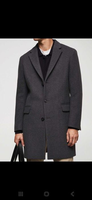 Mango мъжко вълнено палто НОВО!!!