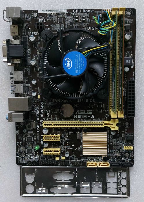 KIT i5 4670 3.4GHz + Asus H8M-A + 16GB  + COOLER