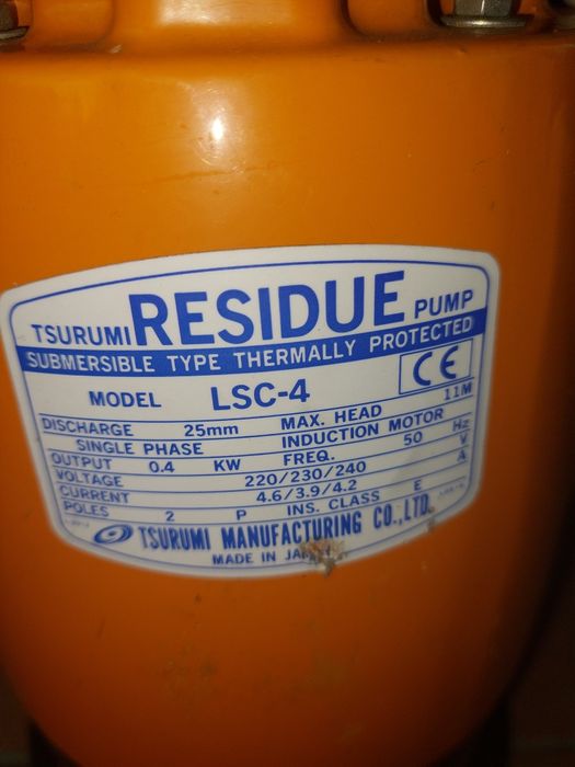 Pompa submersibilă  Tsurumi LSC4
