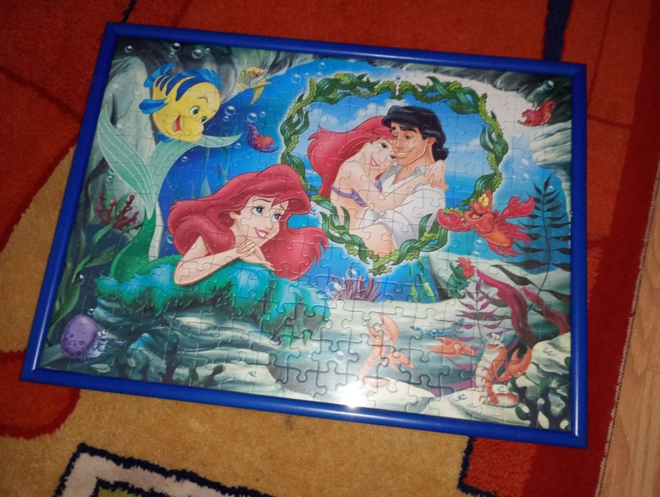 Vand Puzzle în ramă sub forma de tablou cu Princess Ariel(mica sirenă)