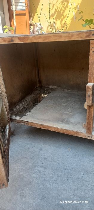 Куён учун кафас+ Маточник. Кормушка поилкаси бор