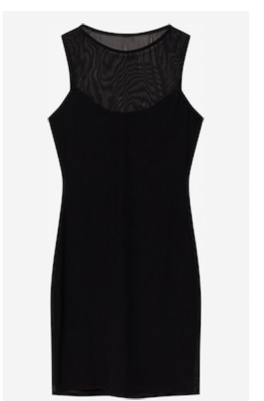 Черна рокля Pull & Bear