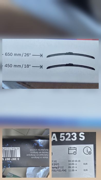 Set Stergatoare Parbriz Bosch Aerotwin Bmw F10 F11