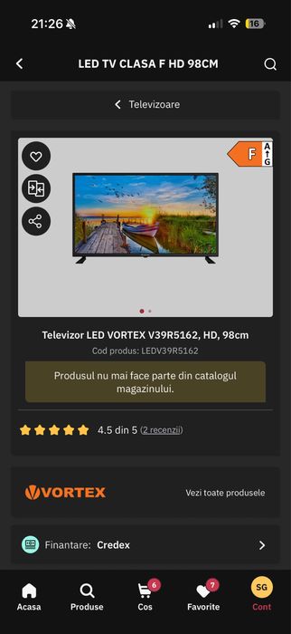 Vand televizor si stick smart