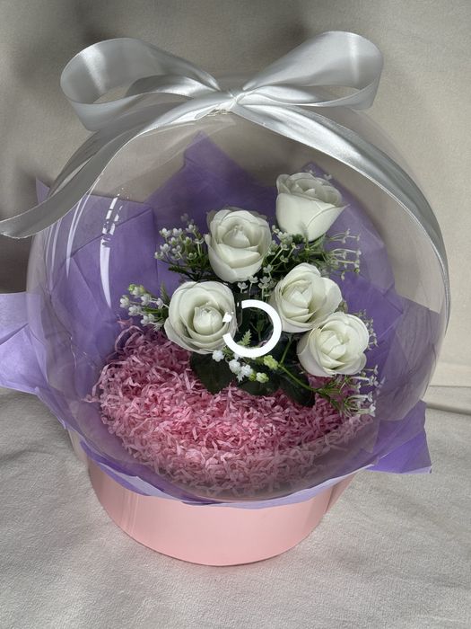 Шар с Цветами внутри!!!