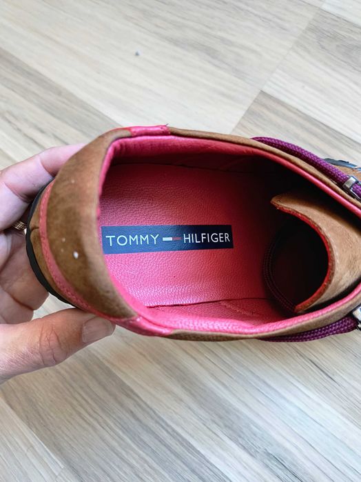 Обувки Tommy Hilfiger -естествена кожа