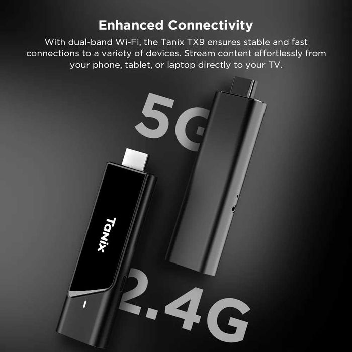 Android TV Stick Smart Tanix TX9 Amlogic S905Y4  4K +бесплатные каналы