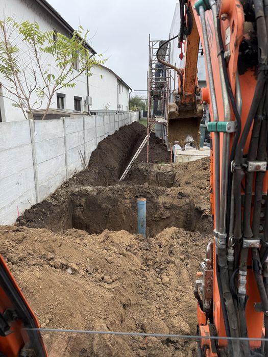 Inchiriez Miniexcavator Buldoexcavator si Basculabila