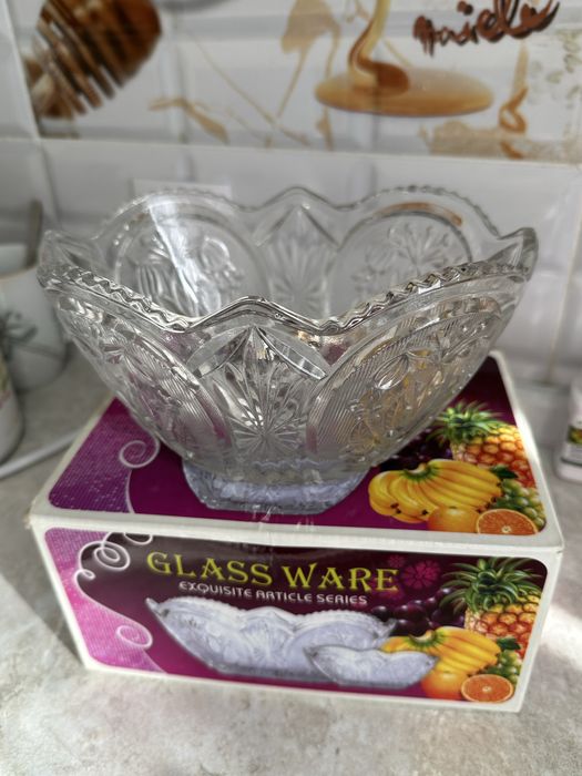 Менажница и 2 вазочки