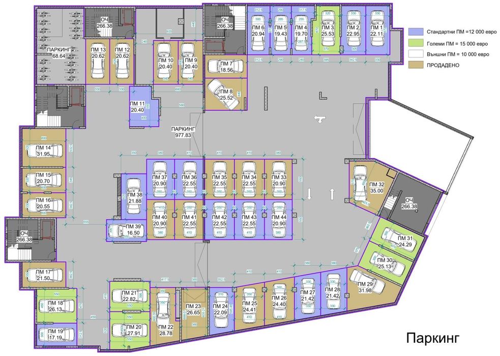 Дава се под наем Гараж / Паркомясто в Варна, м-т Евксиноград - 29 кв.м за 179.52 € - Снимка #2