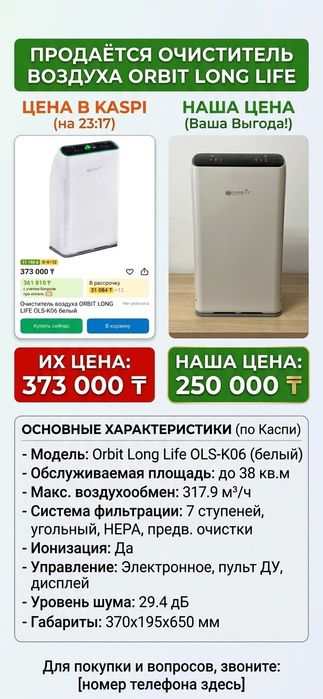 Очиститель воздуха.