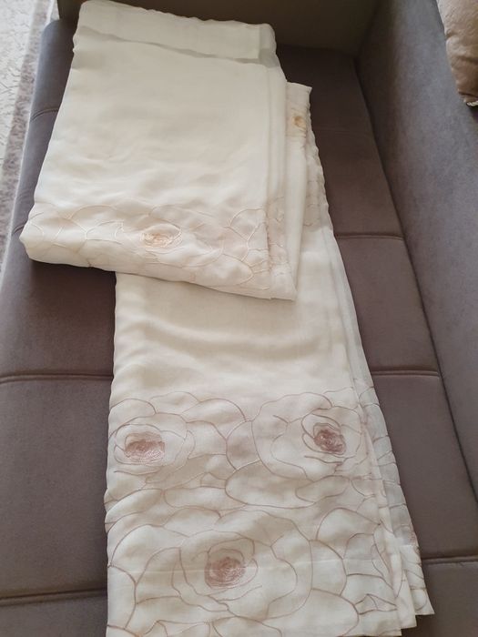 Продам тюли лён в хорошом состоянии