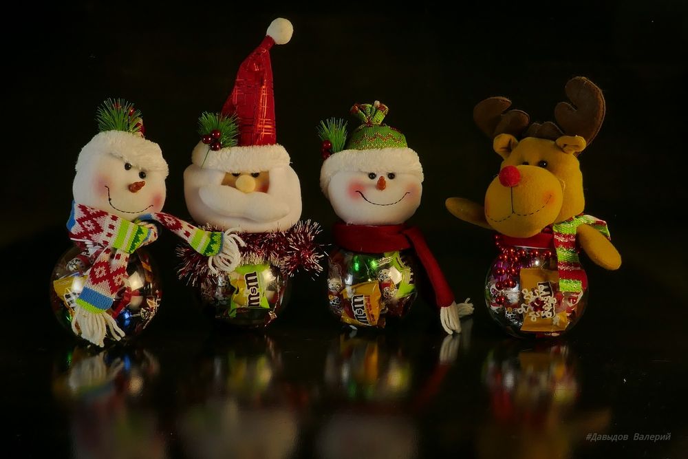 Подарки декор новый год