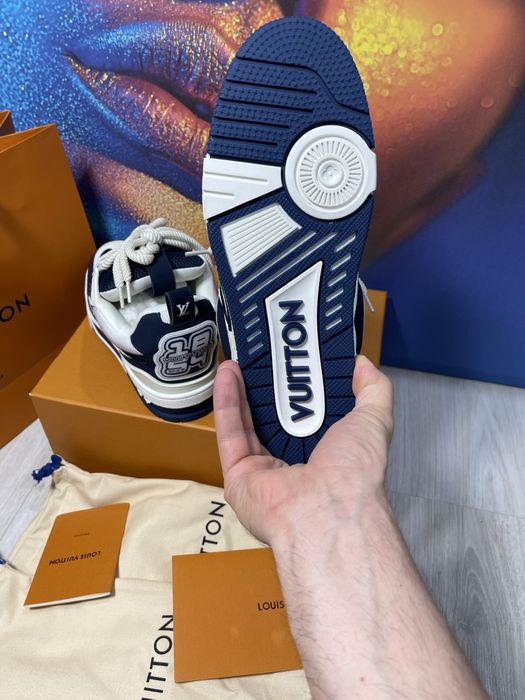 Adidasi Louis Vuitton Skate piele naturala Full Box colectie noua