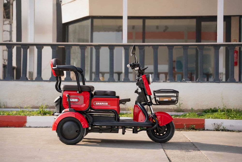 Triciclu electric KUBA GRAPE 15, 500 W, Viteza max 25 km/h
