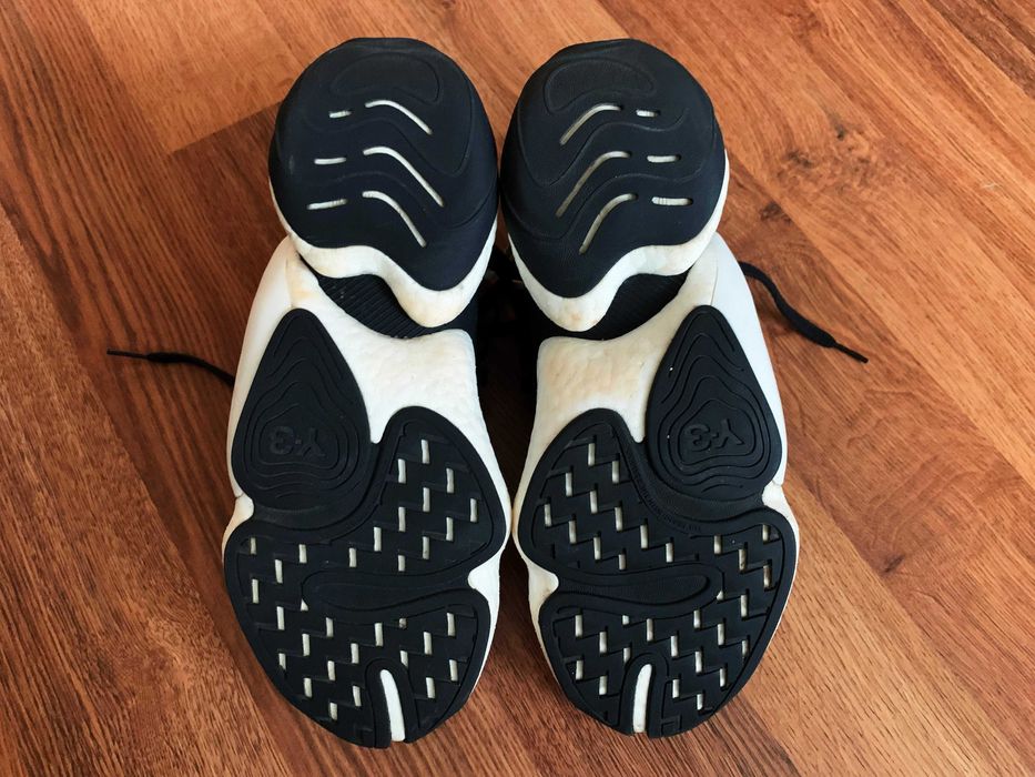 Adidas Y3 BYW Bball "White/Black" by YOHJI_Marime 44_ ORIGINALI