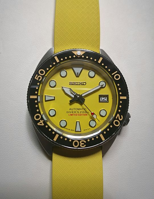 Ceas automatic Seiko Mod Sumo Limited Edition curea cauciuc FKM