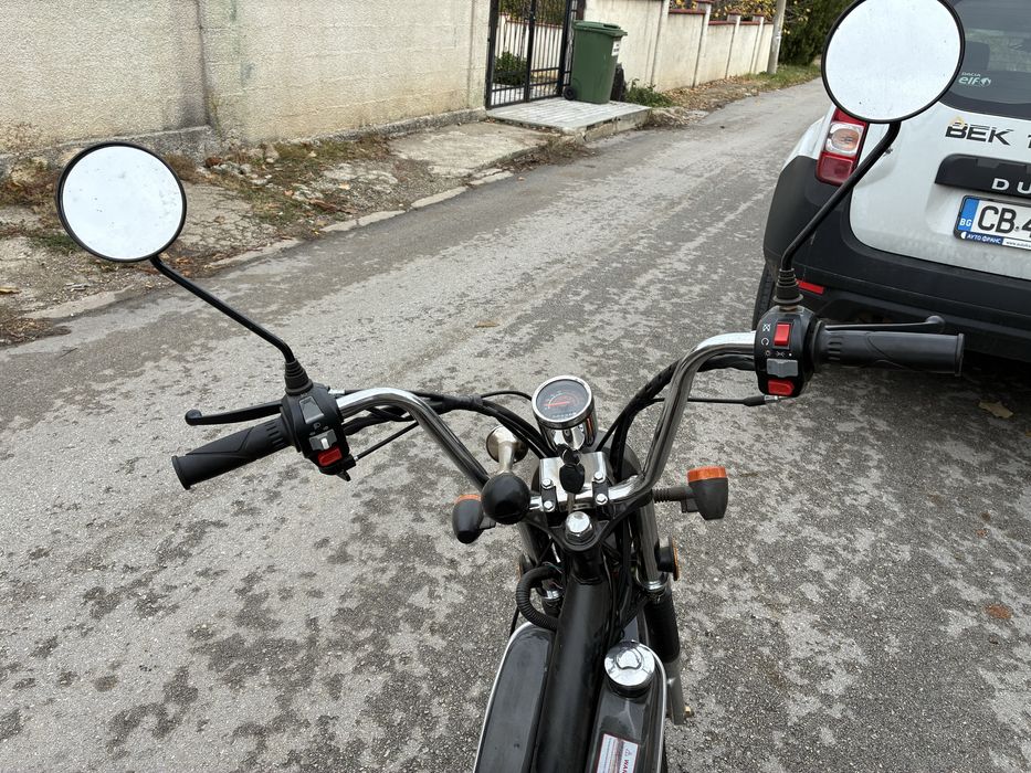 Бензинов мотопед педалетка 49 куб.см