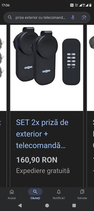 Prize   de exterior cu telecomanda