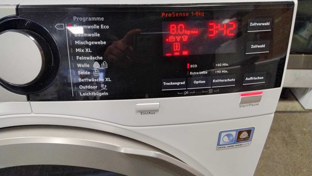 A+++ Сушилня с термопомпа AEG-АЕГ 8 кг 9000 Series AbsoluteCare