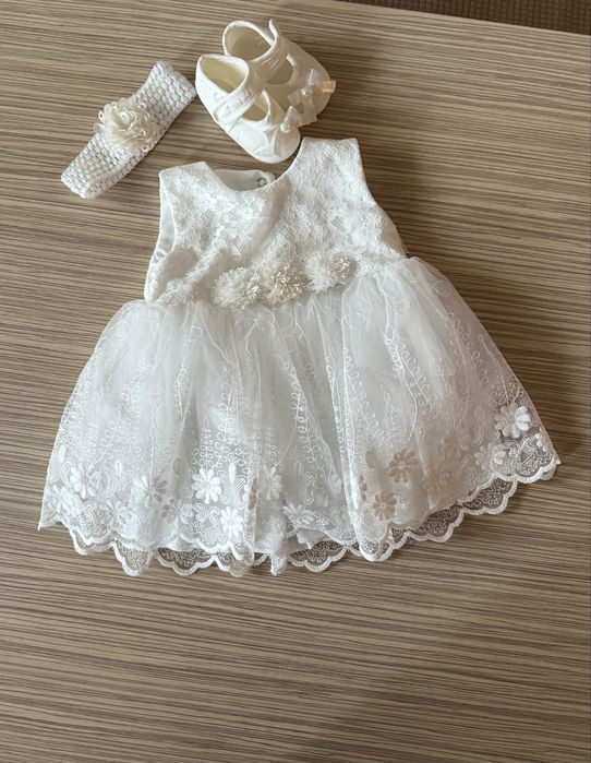 Бебешка дантелена рокля
