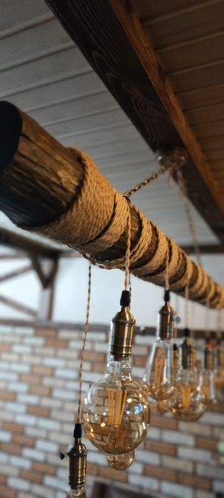 Люстра-балка под старину.