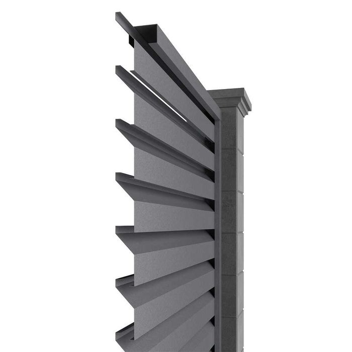 Gard metalic jaluzea | Suruburi ascunse | Dambovita | Model 2025 |