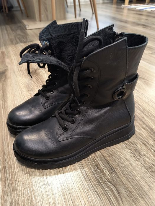 Кожени зимни боти