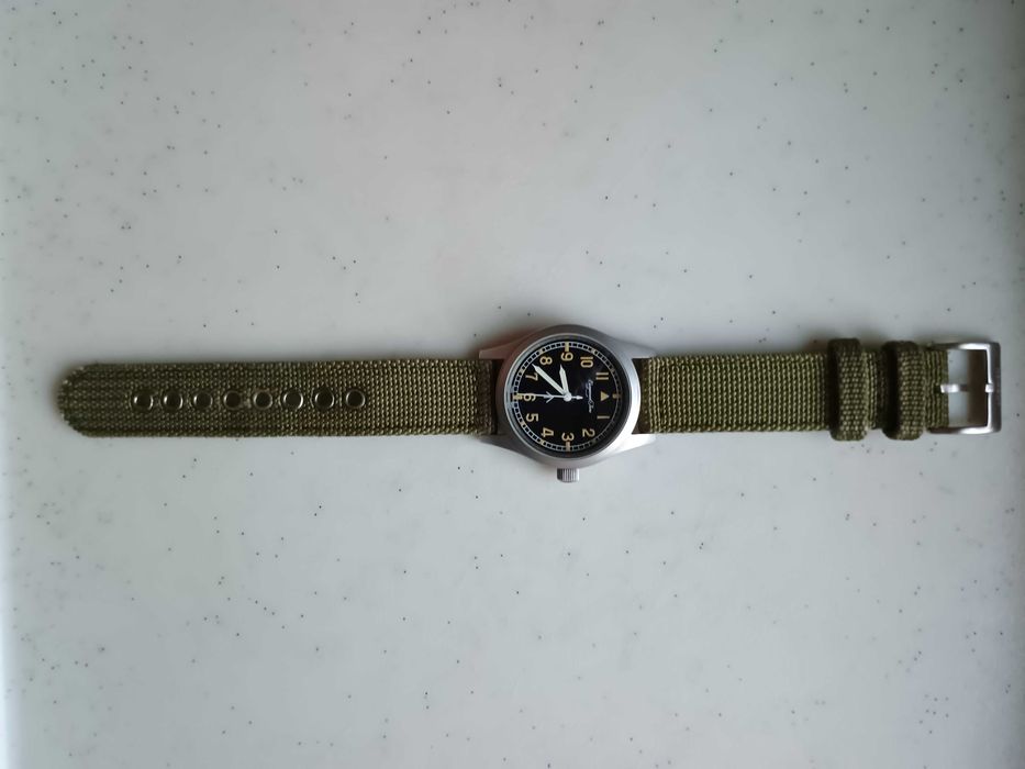 Ceas San Martin Pilot 100 M Aviator aproape nou 150 lei fix