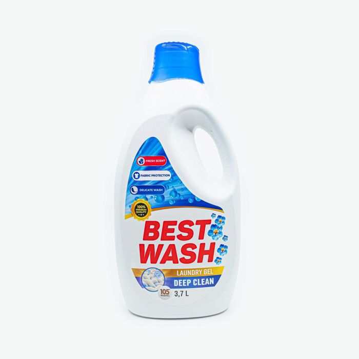 BestWash Универсален гел течен перилен препарат 3.7 л