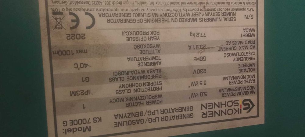 Vand generator Konner-Sohnen