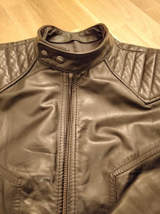 Geacă din piele naturală de ovină