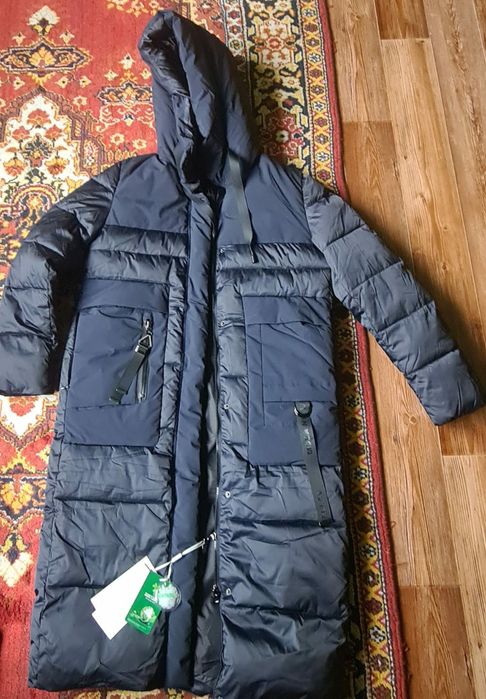 Пальто  синие новое