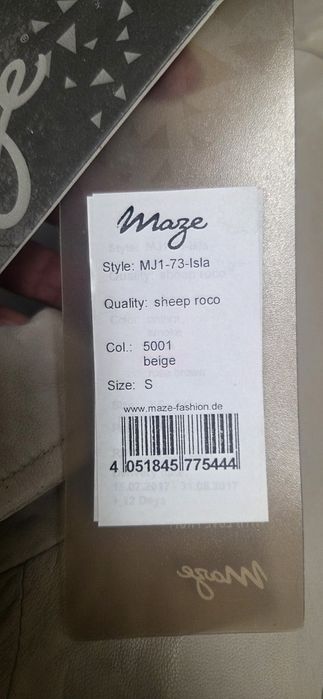 Geaca piele naturala Maze