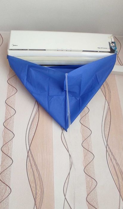 Комплект за почистване на климатици / предпазен калъф / от 3 части