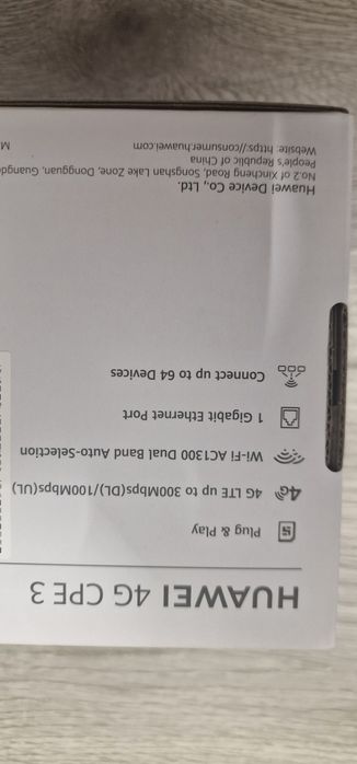 Router Huawei CPE 3 4G+