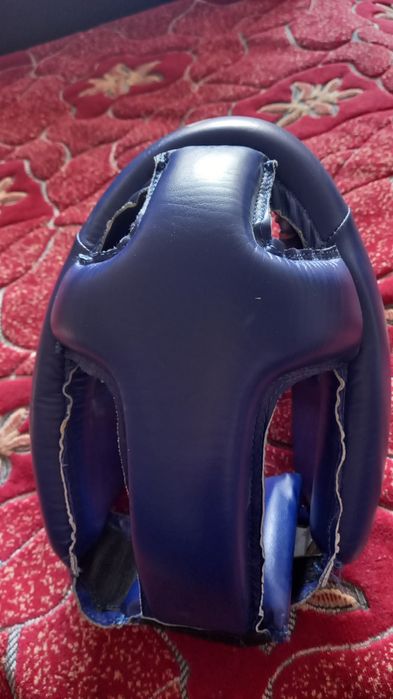 Шлем синий  кикбоксинг