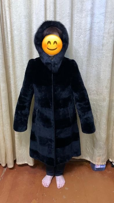 Шуба мутоновая зима