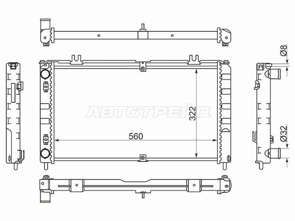 Радиатор Lada Priora