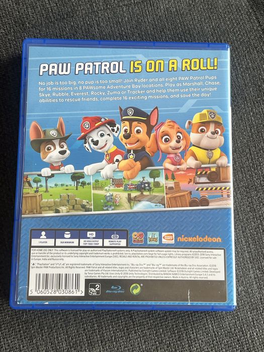 Игра Paw Patrol on a Roll за PS4 / PlayStation 4 (Пес Патрул)