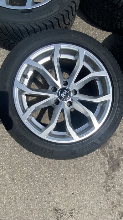 Нови зимни гуми с джанти 17”/5х112/Mercedes,Audi,Skoda,BMW/245/45/17