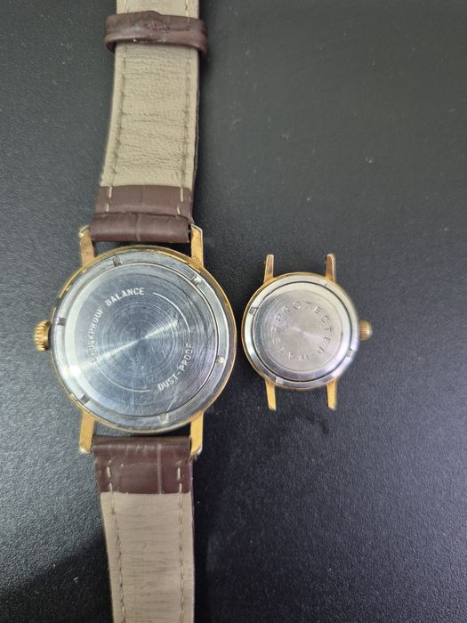 Wostok и Slava часы позолоченные