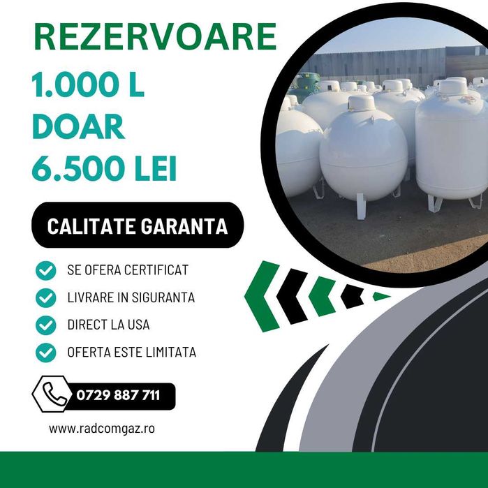 Oferta Radcomgaz Gaz Propan Pret 3.49 lei & Livrare Gratuita