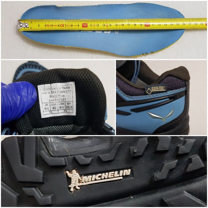 Pantofi munte Salewa Ultra Train Gore-Tex Michelin black blue, Nr. 40