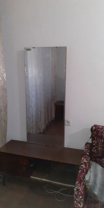 Ретро-Трюмо советское красного дерева