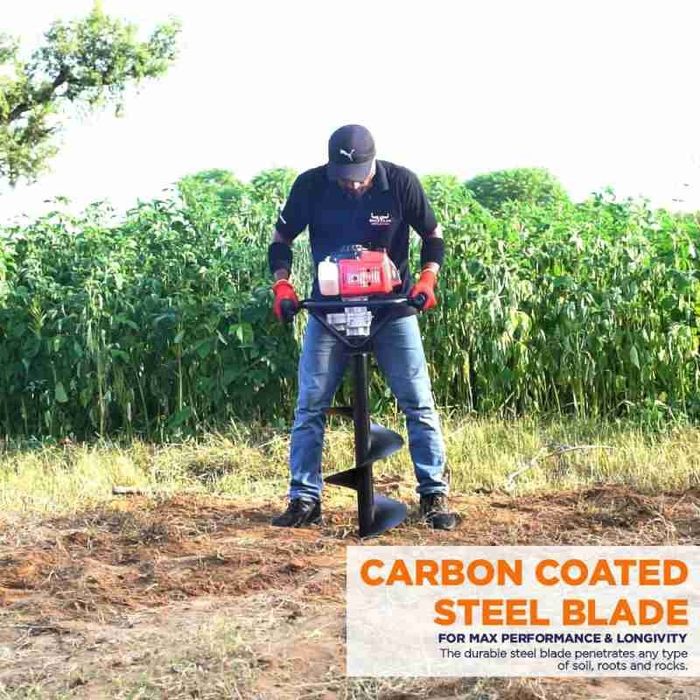 Садовый мотобур бензиновый земляной шнек земляные сверла: 160 у.е ...